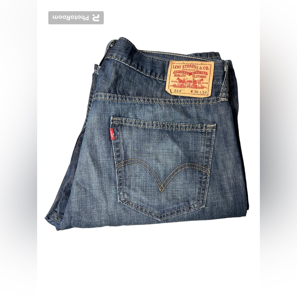 Levi 514 slim straight 36x34 mens jeans